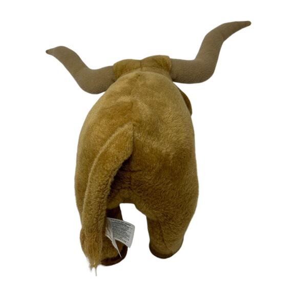 Fiesta Longhorn Standing Bull 12" Plush Stuffed Rancher Animal Texas Cowboy Toy - Picture 6 of 15